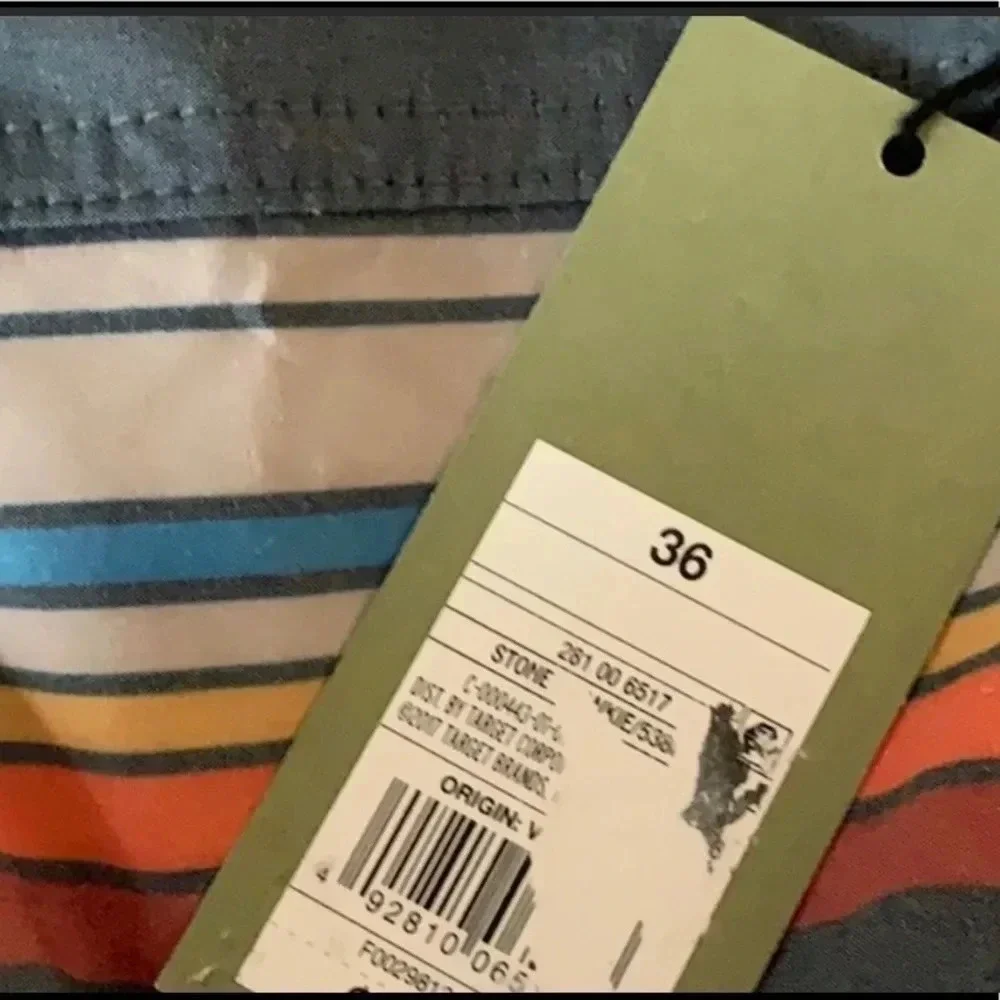 Goodfellow & Co Striped Board Swim Shorts Large NWT